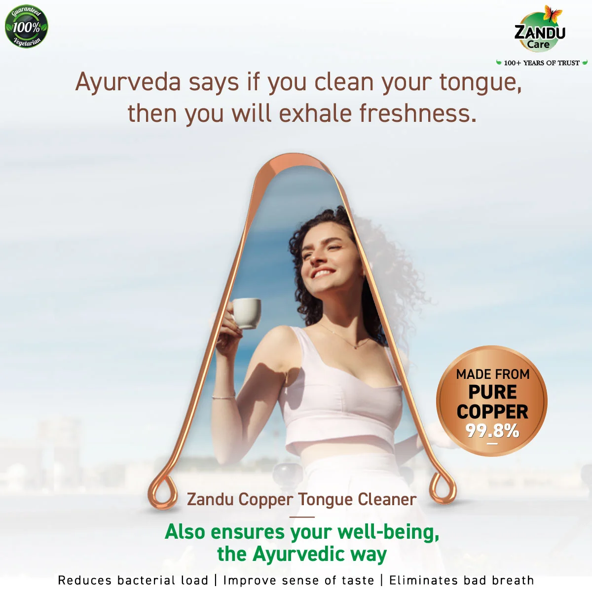 Converting steel-cleaner users to copper, the Ayurvedic way