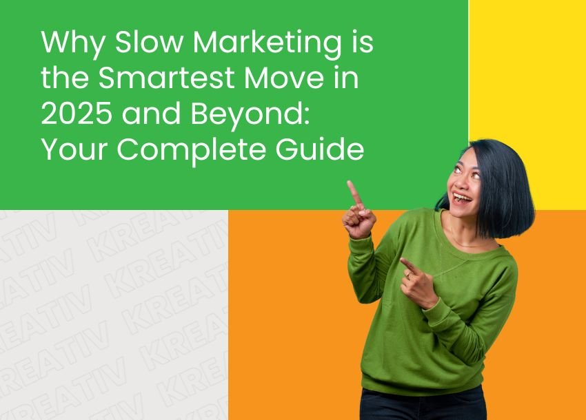 Slow Marketing strategy focusing on intent, trust, and human connection in the AI-driven era
